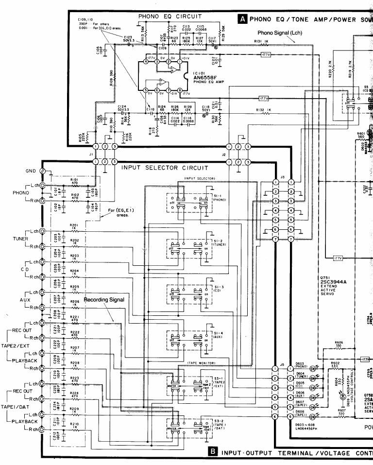 Technics SUV 450 Schematics