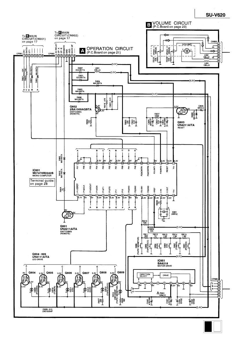 Technics SUV 620 Schematics