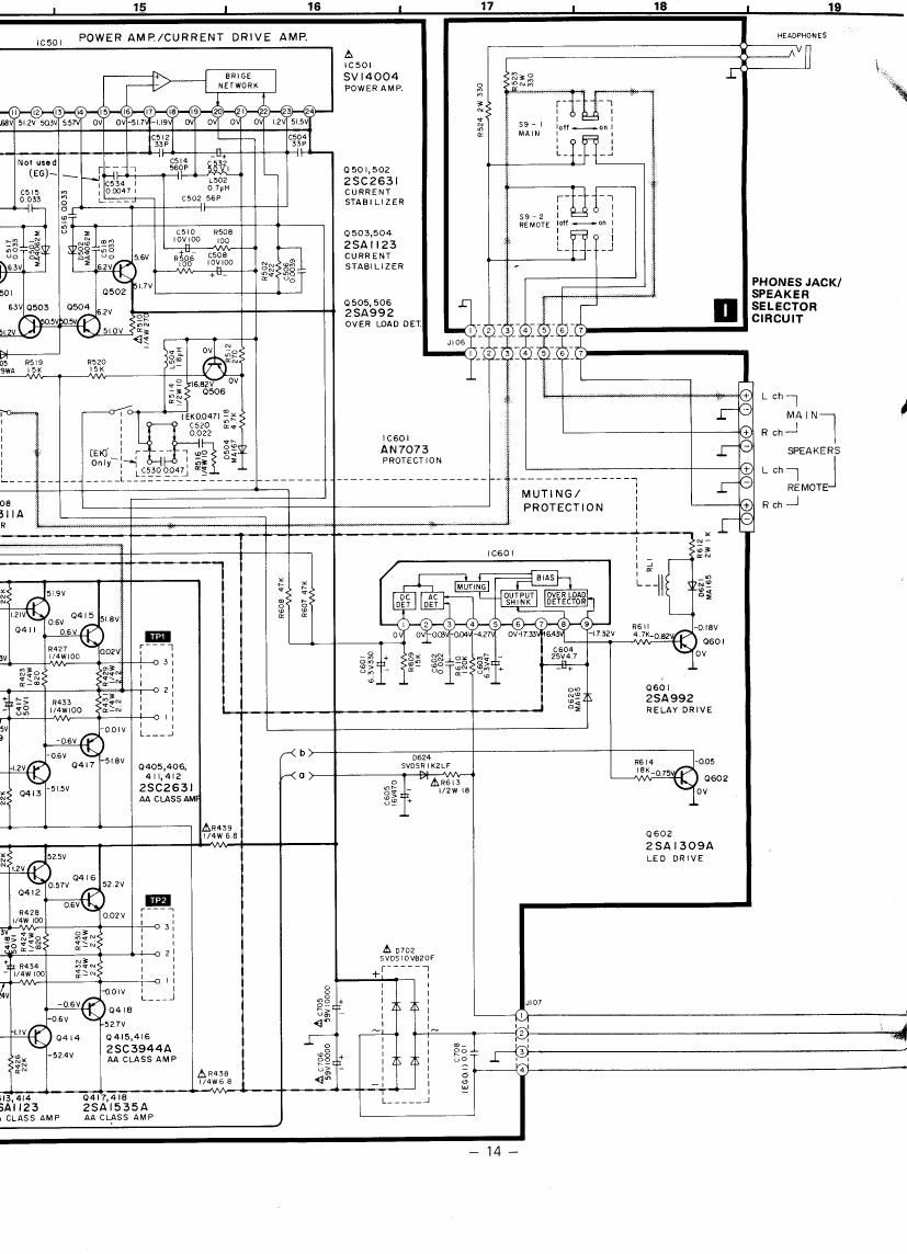 Technics SUV 65 A Schematics