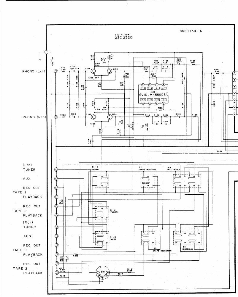 Technics SUZ 11 Schematics