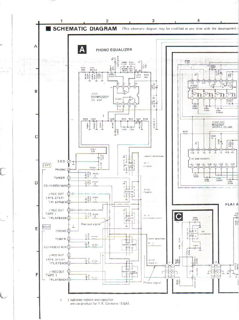 Technics SUZ 450 Schematics