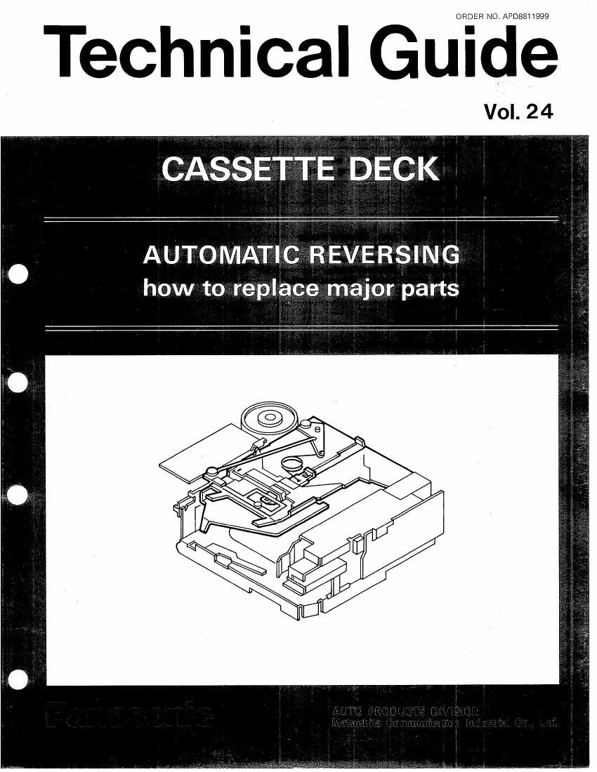 Technics Technical Cassette Deck Guide Vol.24