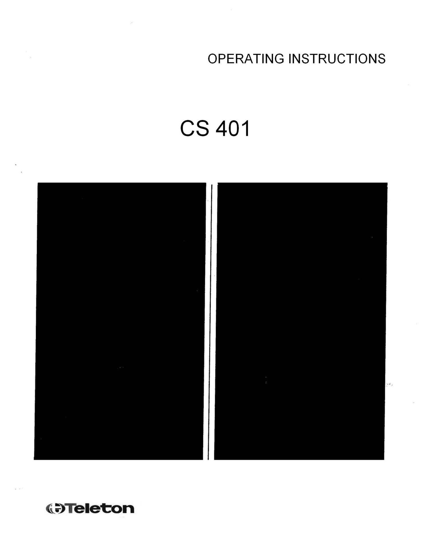 Teleton CS 401 Owners Manual