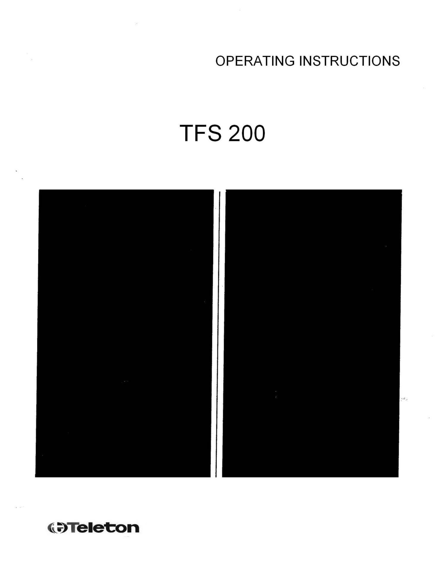Teleton TFS 200 Owners Manual