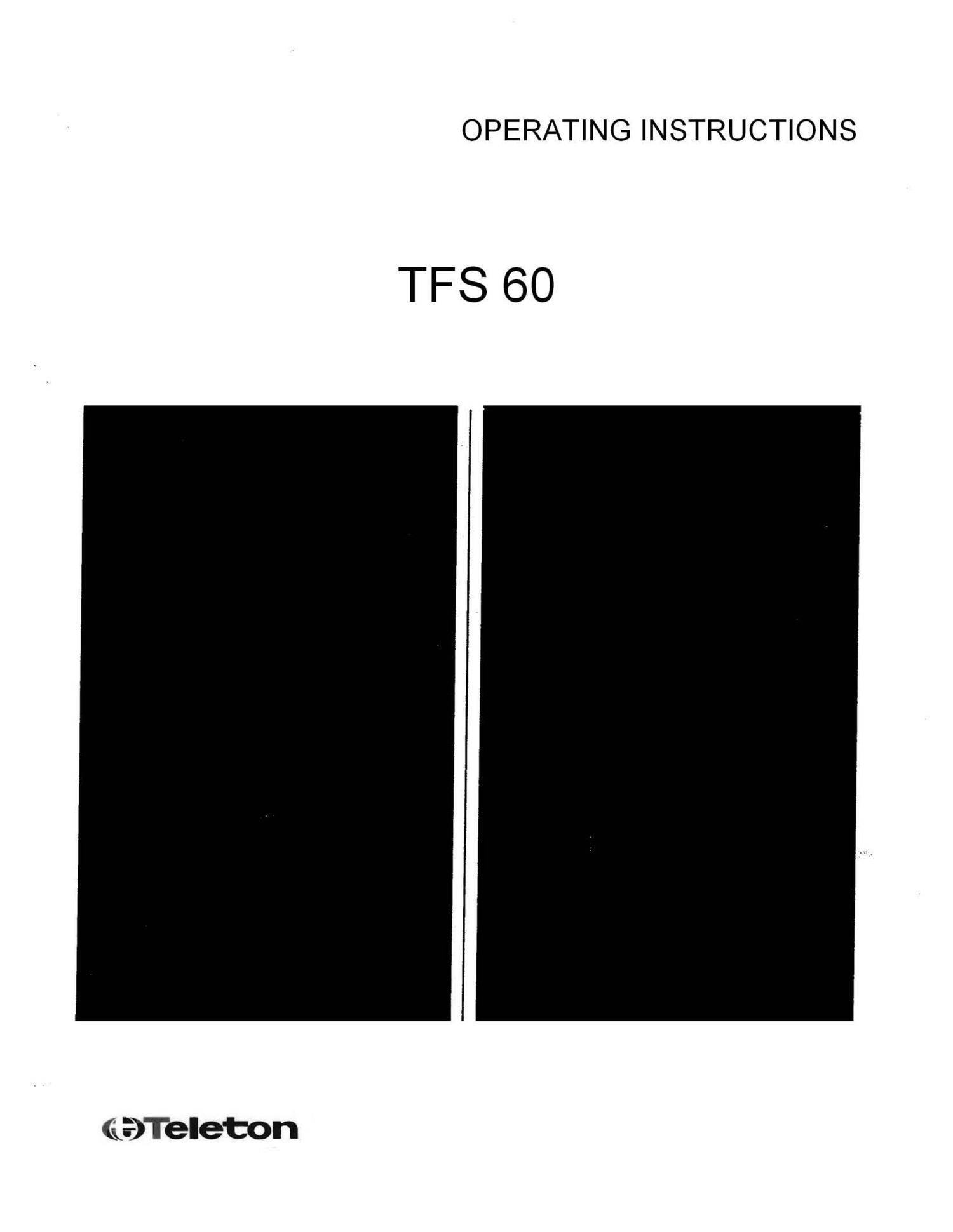 Teleton TFS 60 Owners Manual