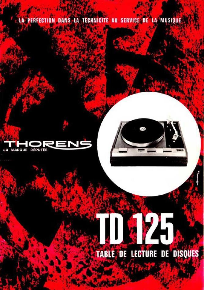 thorens td 125 brochure