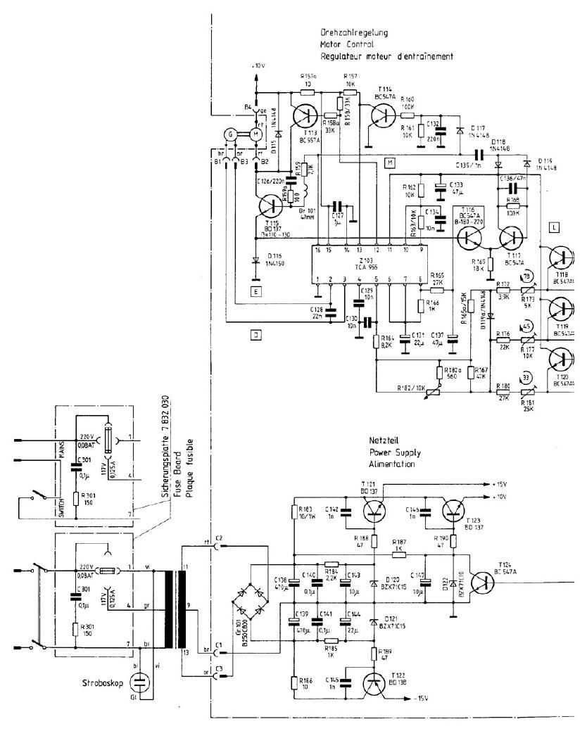 thorens td 126 mk3 schematic