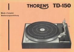 thorens td 150 mk1 owners manual