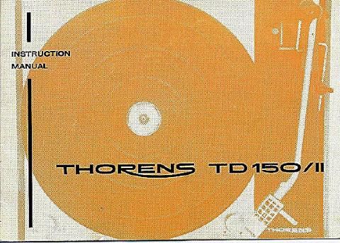 thorens td 150 mk2 owners manual