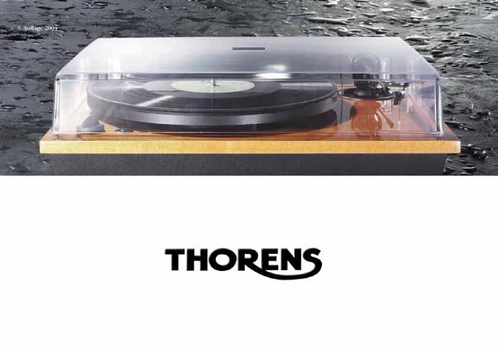 thorens td 170 1 td190 1 td295 mk iii brochure