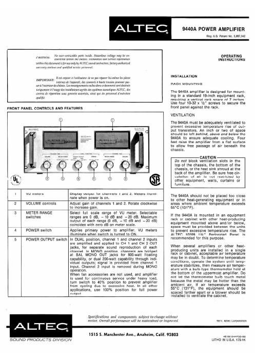 thule audio dva 250 b owners manual