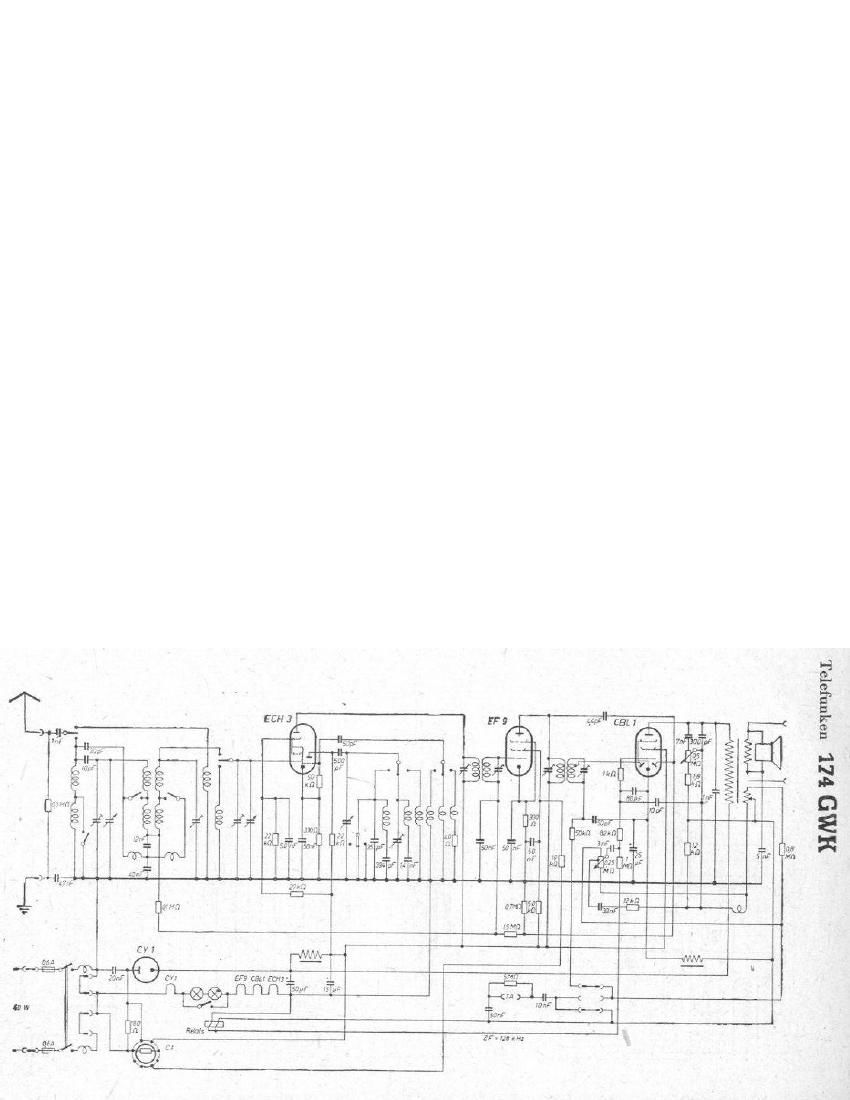 Telefunken 174 GWK Schematic