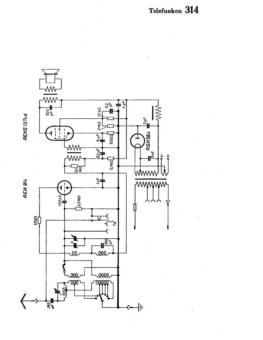 Telefunken 314 Schematic