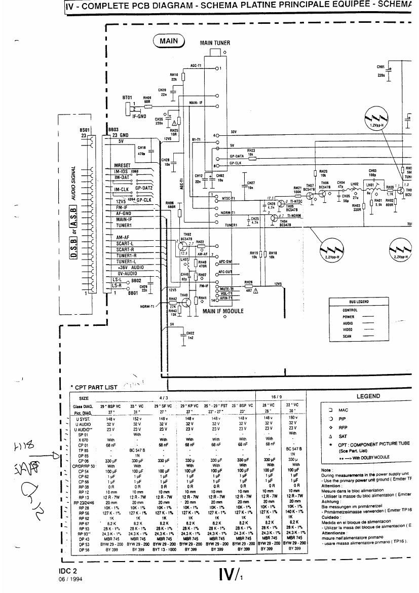 Telefunken 335 PIP Schematic