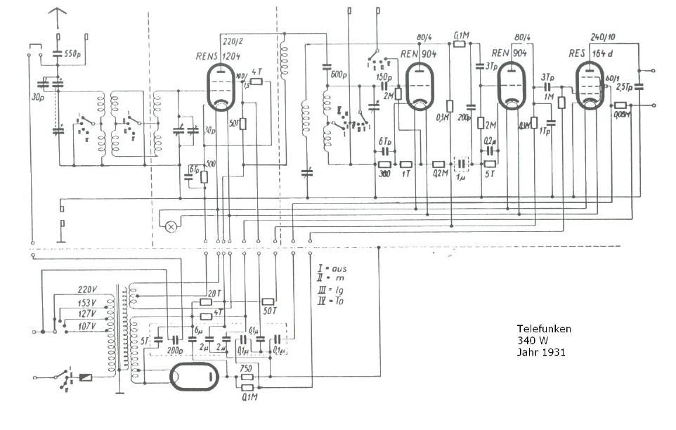 Telefunken 340 W Schematic 2