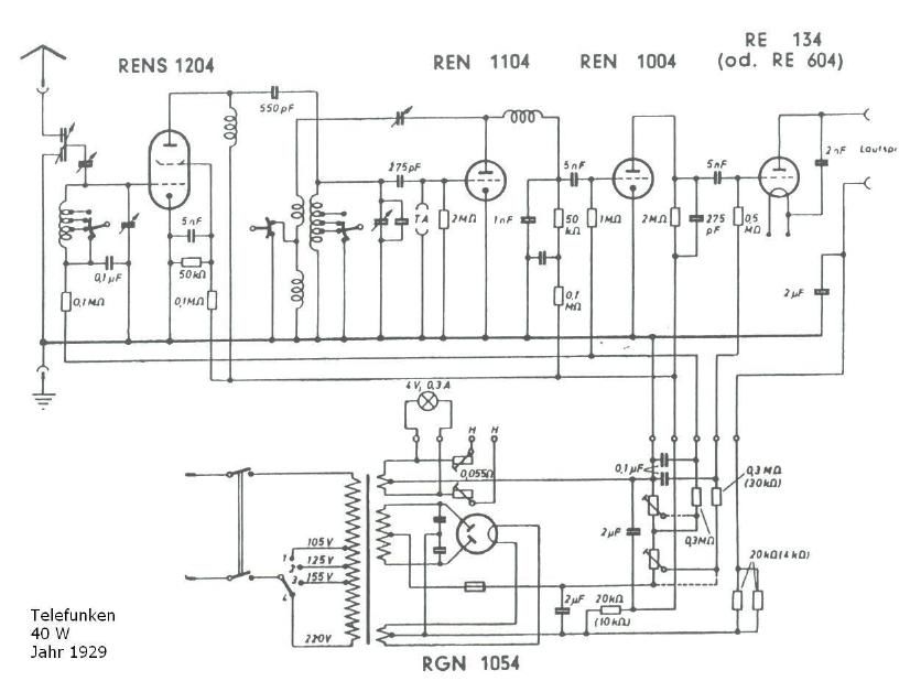 Telefunken 40 W Schematic