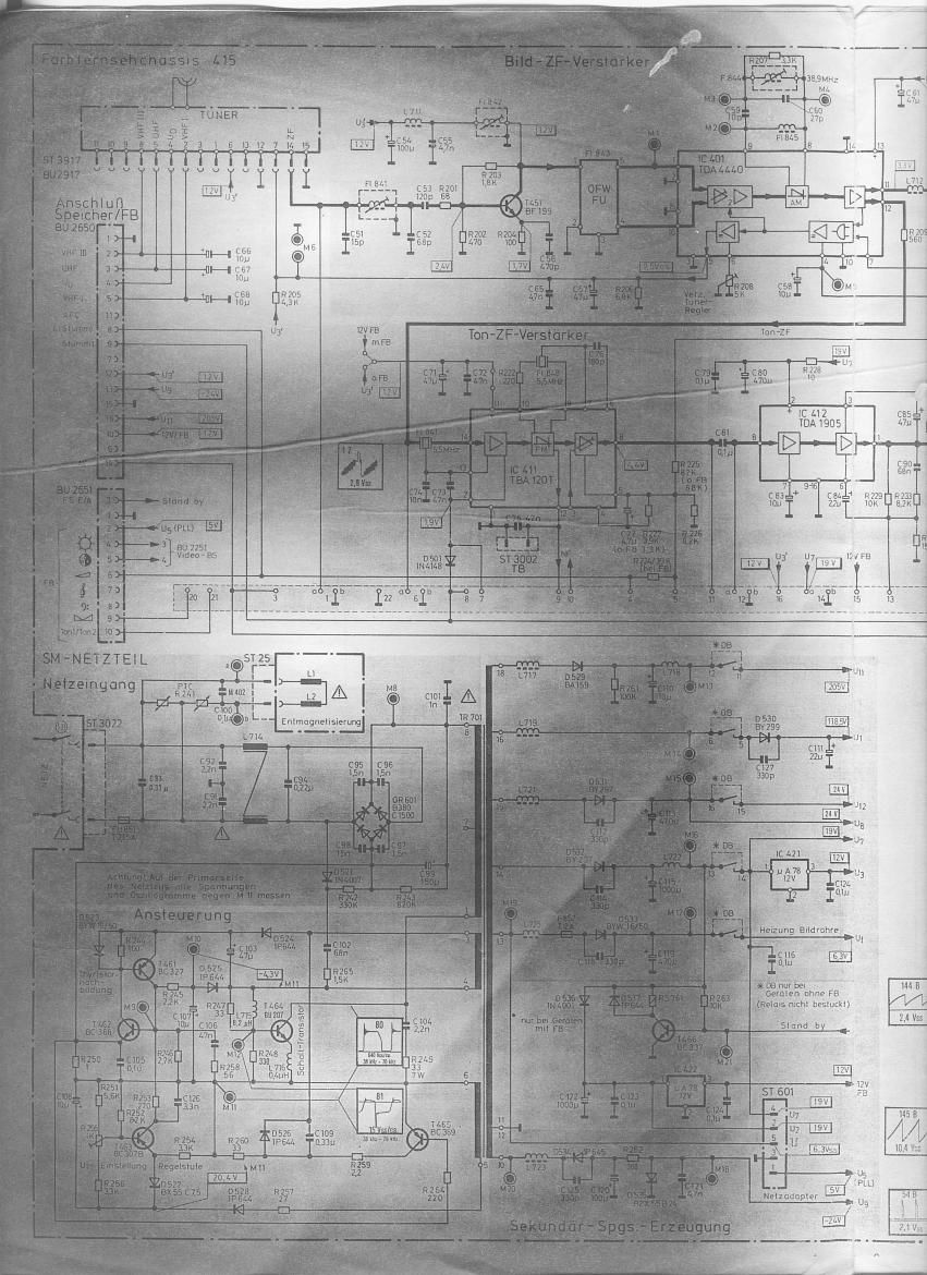 Telefunken 415 Schematic