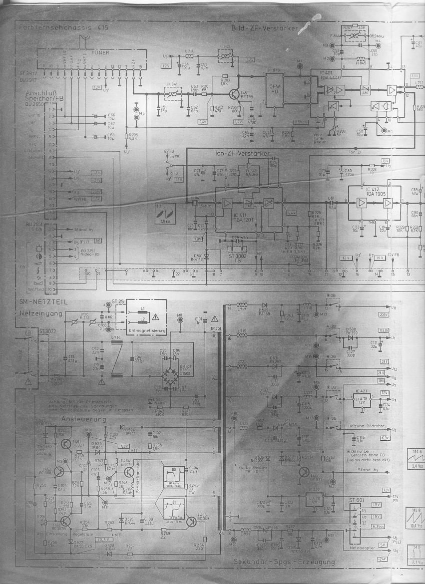 Telefunken 415 Schematic