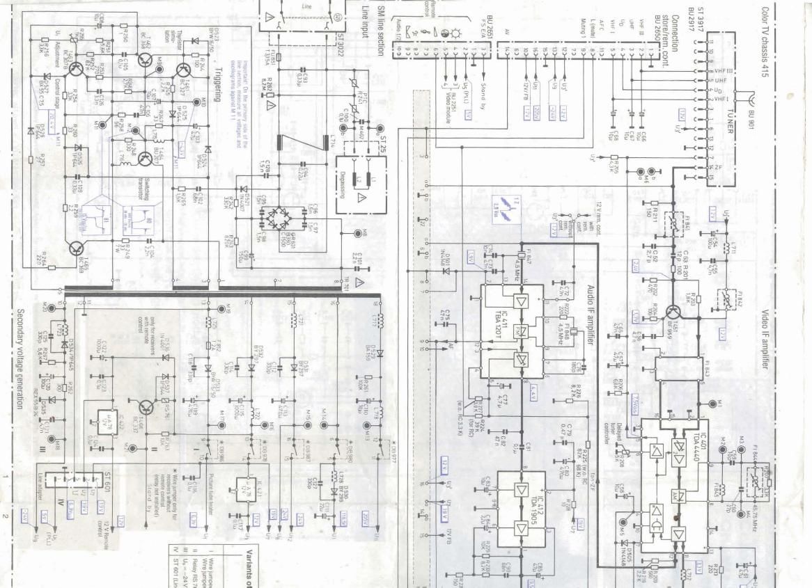 Telefunken 415 UY Schematic