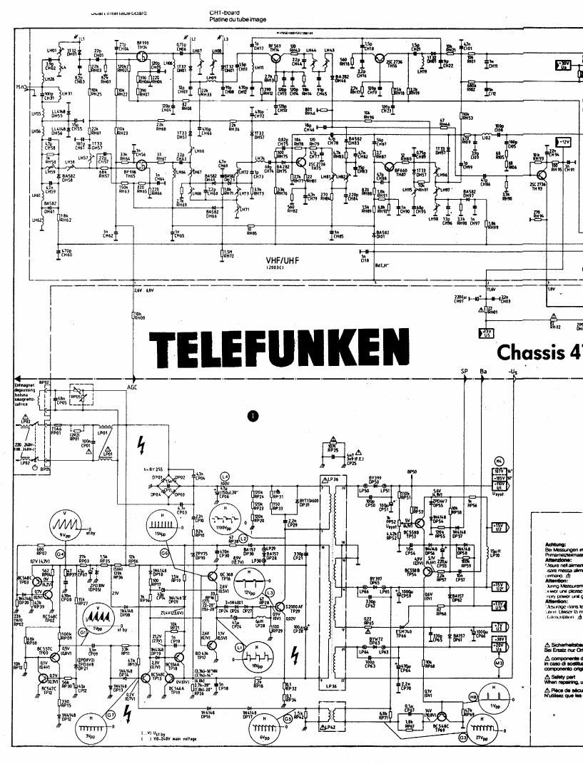 Telefunken 418 A Schematic