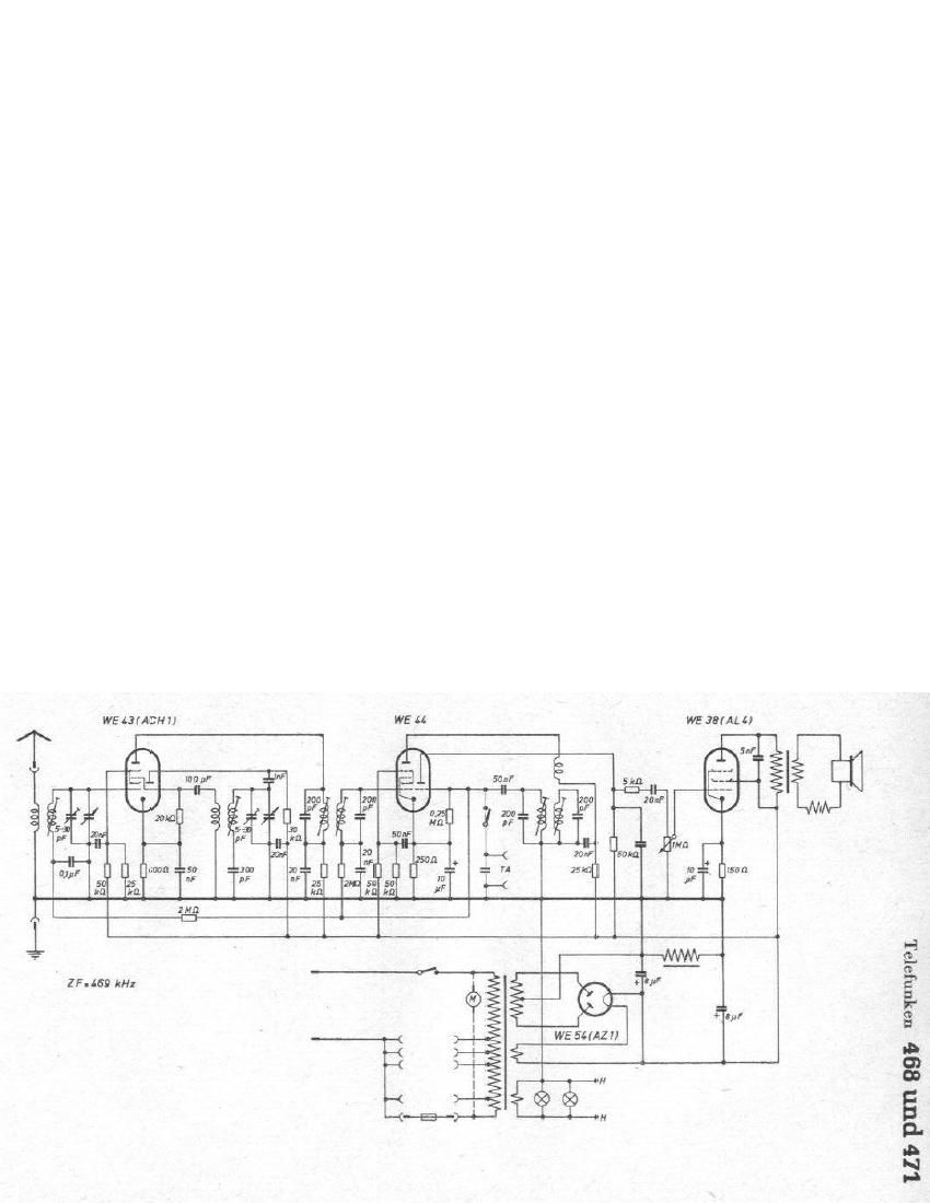 Telefunken 468 Schematic