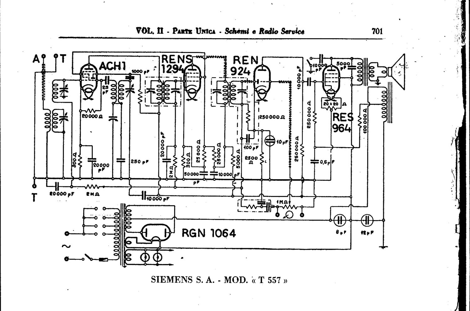 Telefunken 557 Schematic