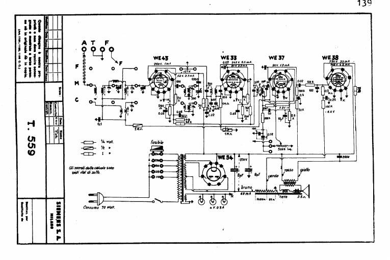 Telefunken 559 Schematic