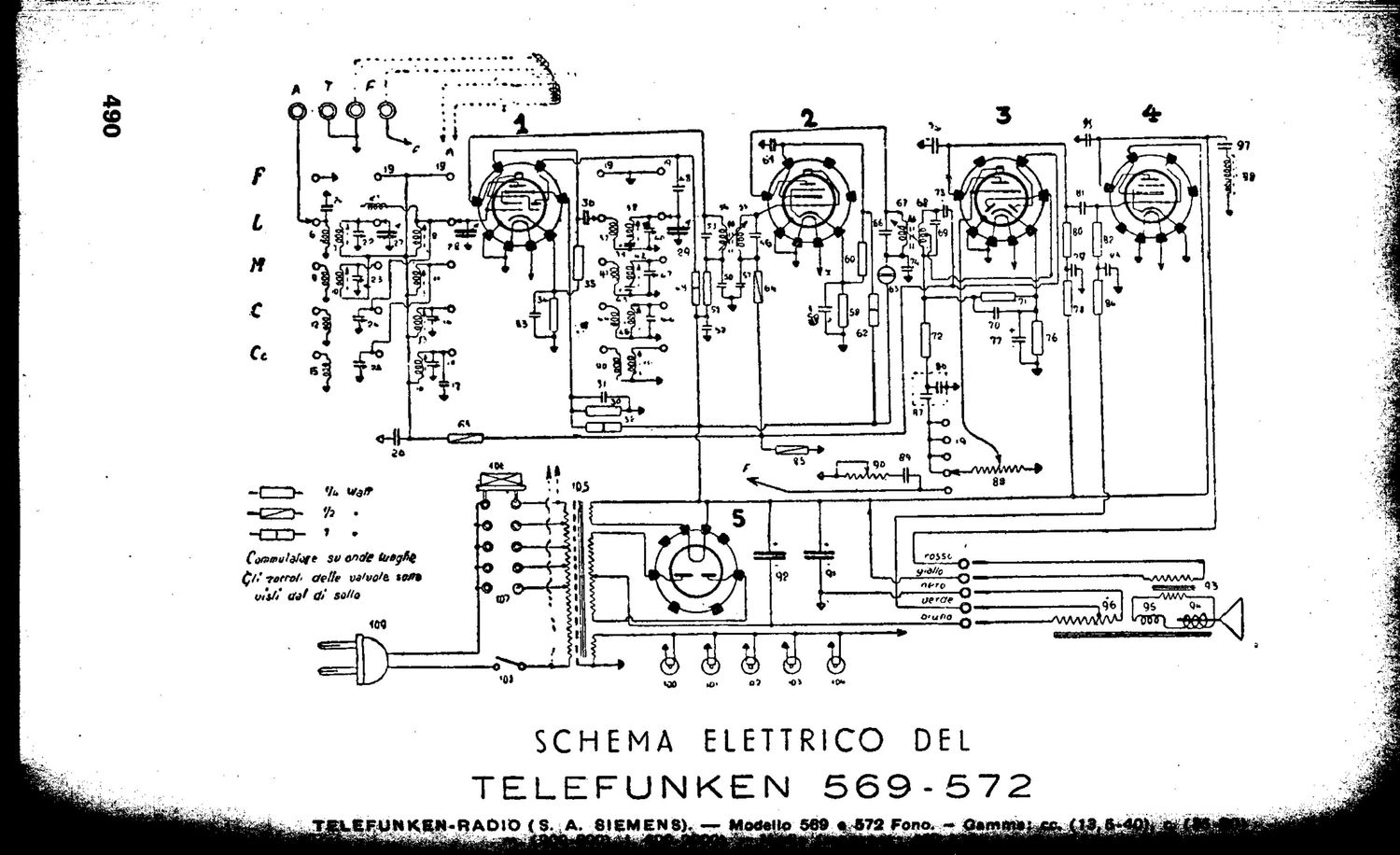 Telefunken 572 Schematic