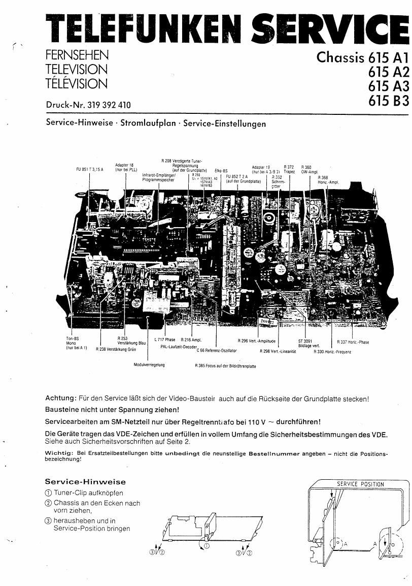 Telefunken 615 A2 Schematic