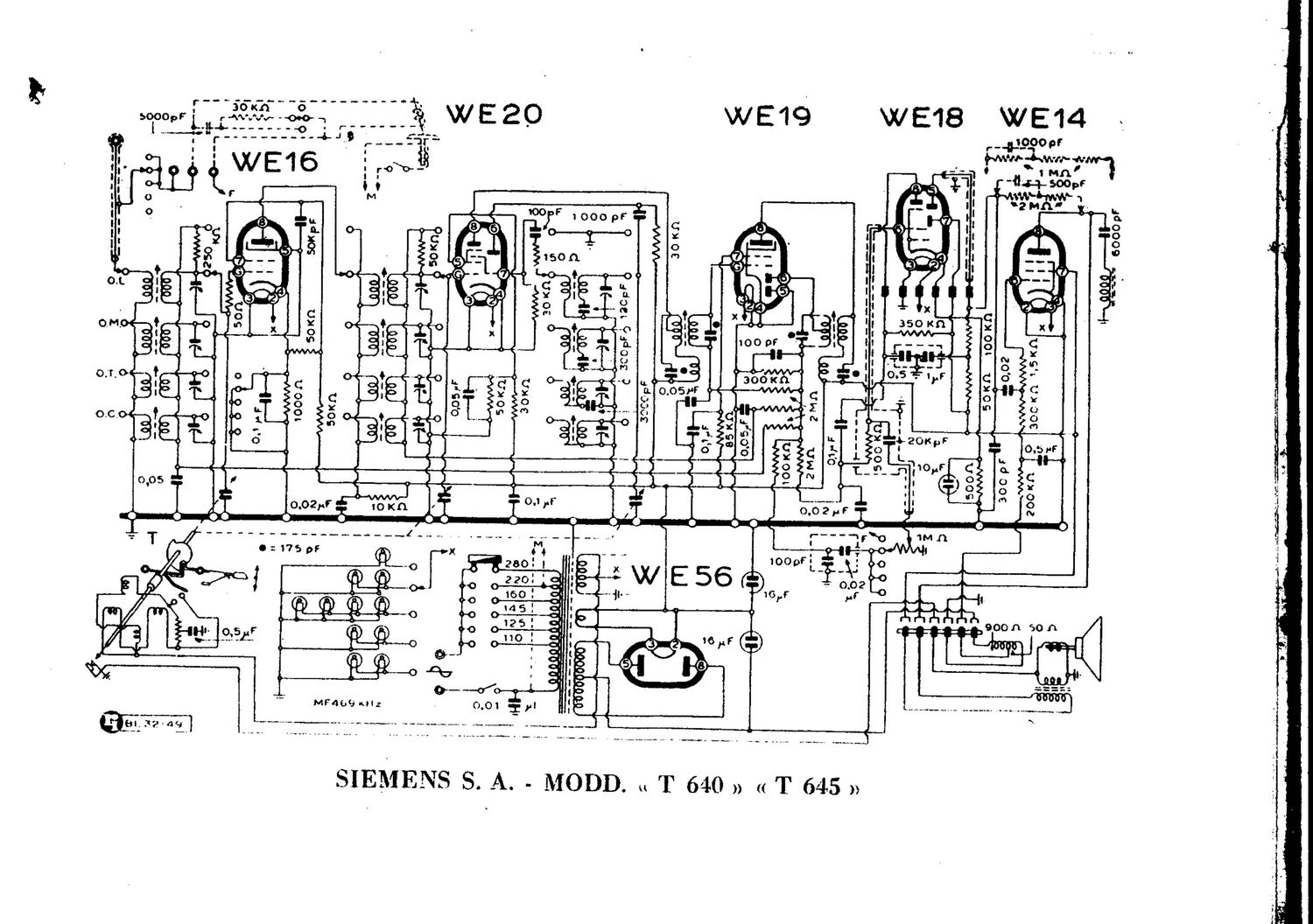 Telefunken 645 Schematic