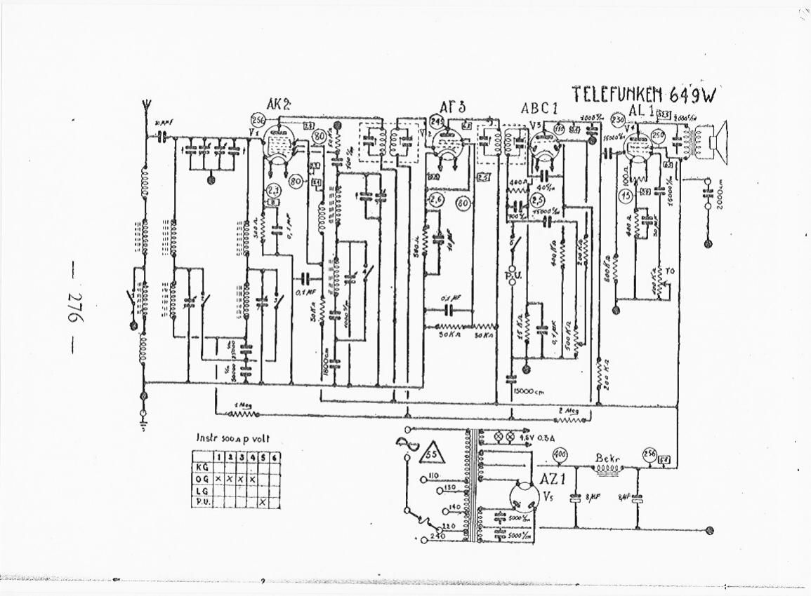 Telefunken 649 W Schematic 2