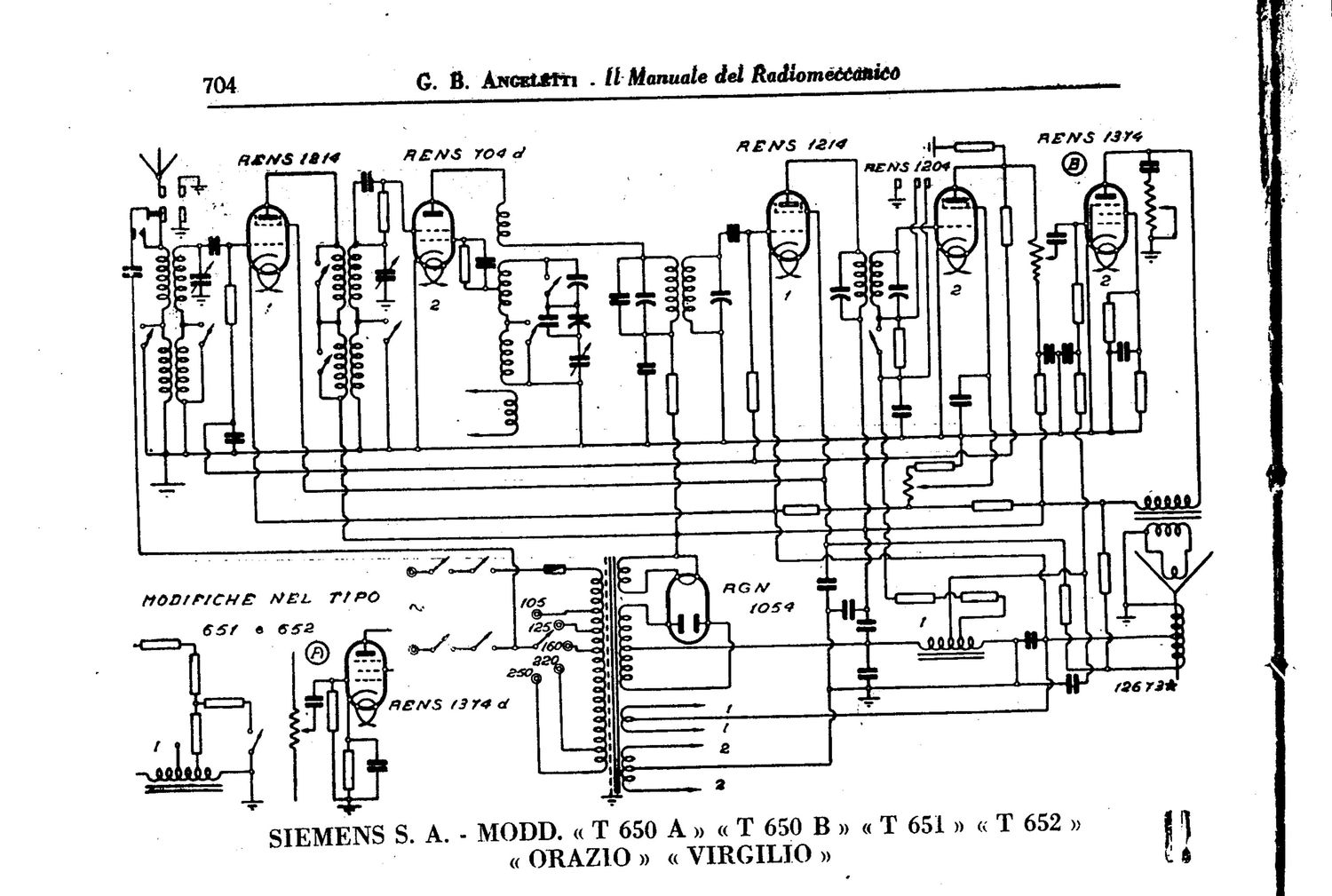 Telefunken 650 B Schematic