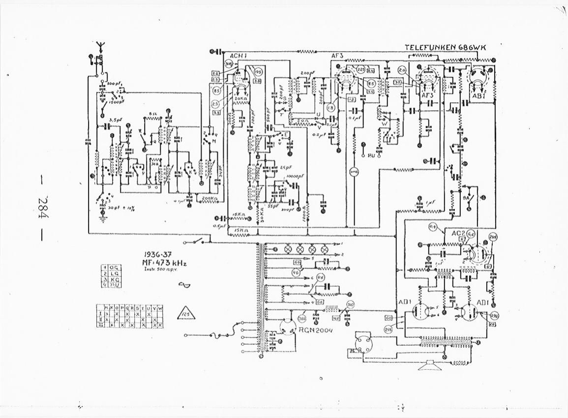 Telefunken 686 GWK Schematic