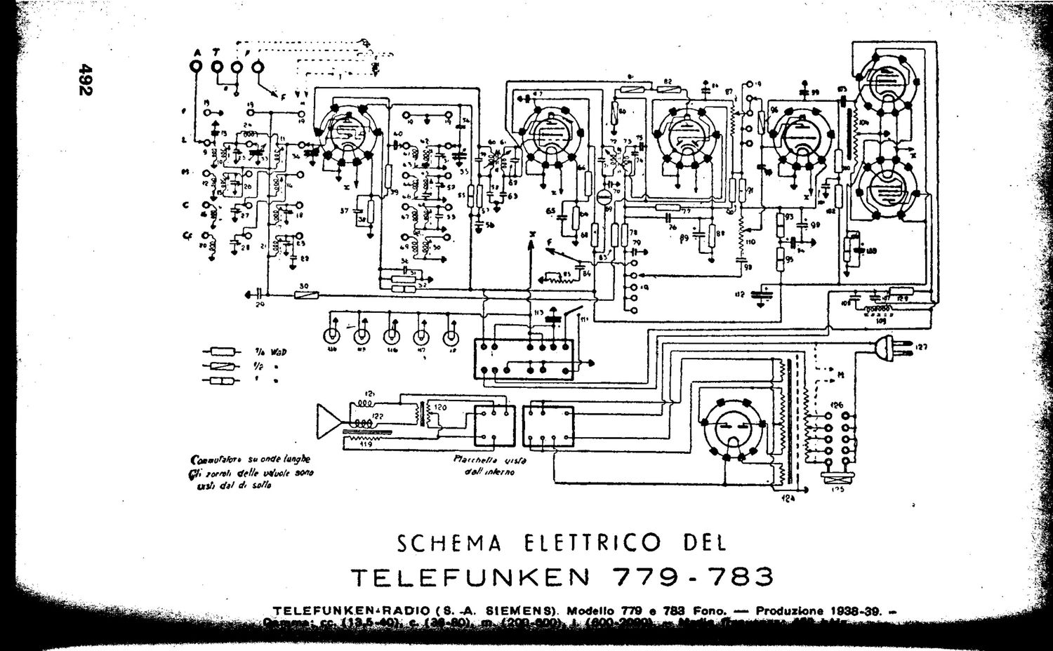 Telefunken 779 Schematic