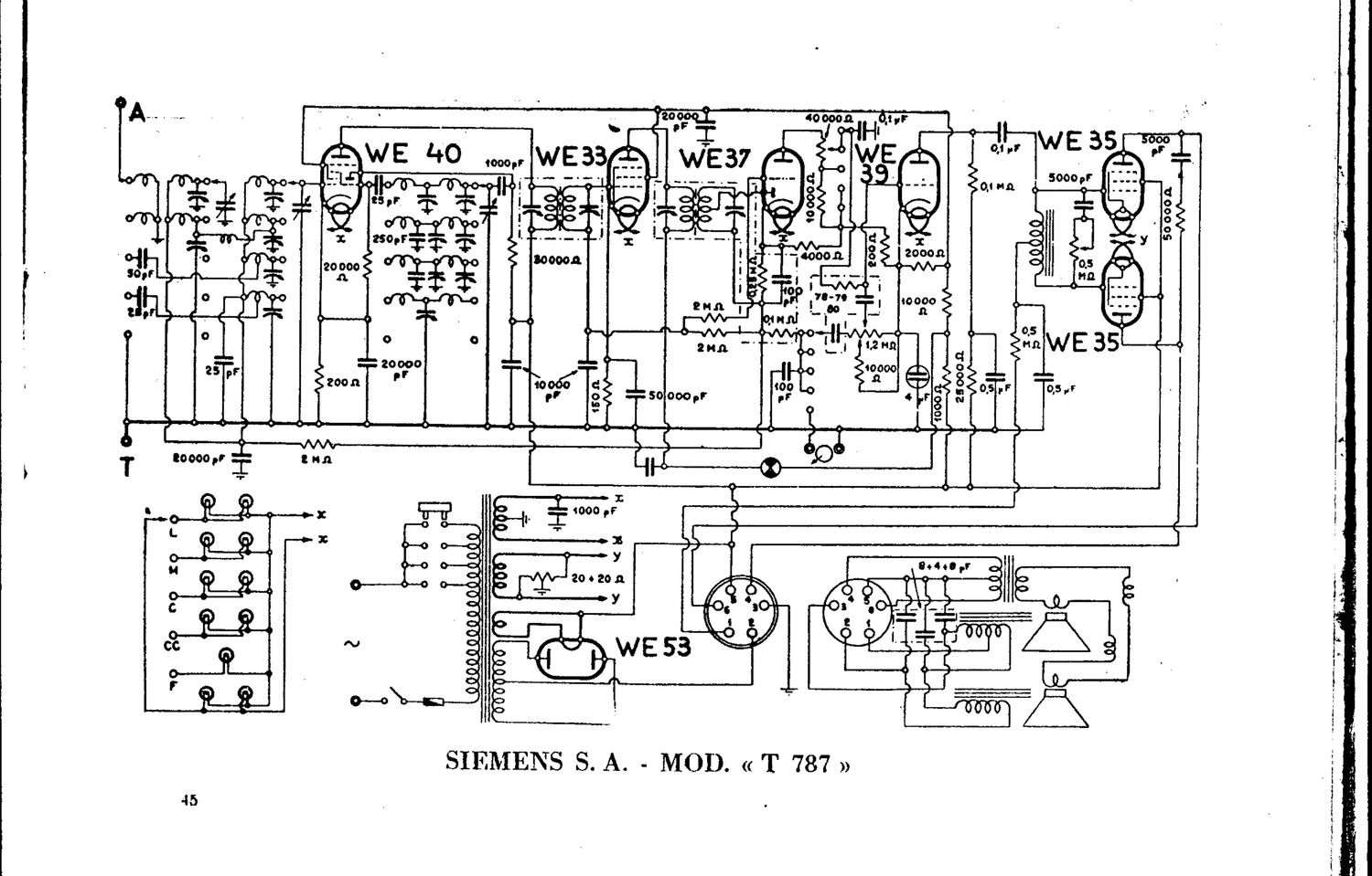 Telefunken 787 Schematic