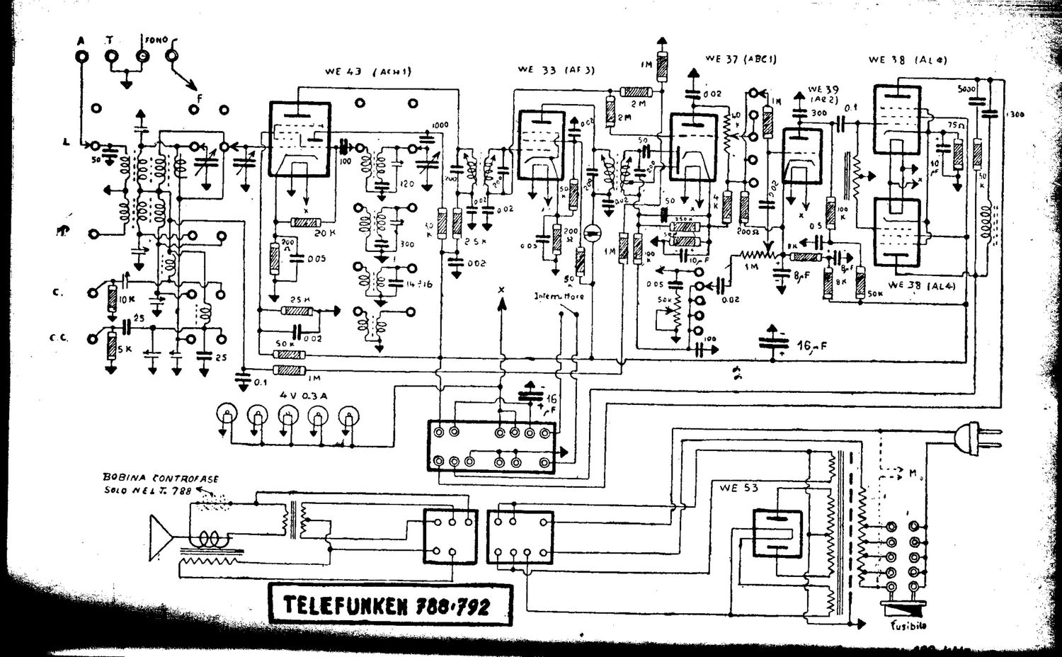 Telefunken 788 Schematic