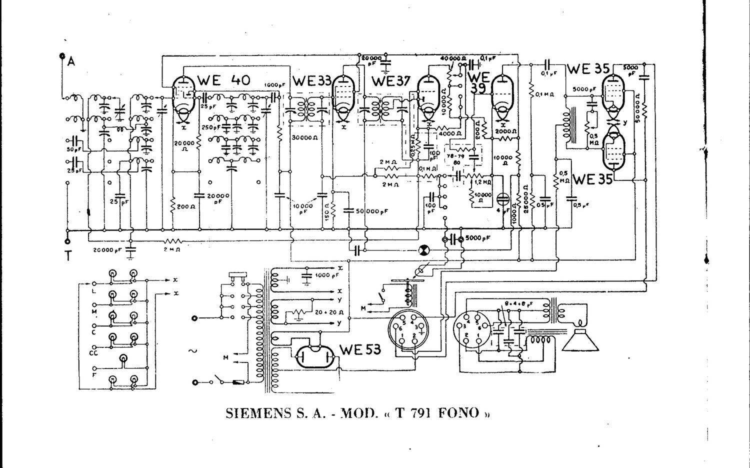 Telefunken 791 Schematic