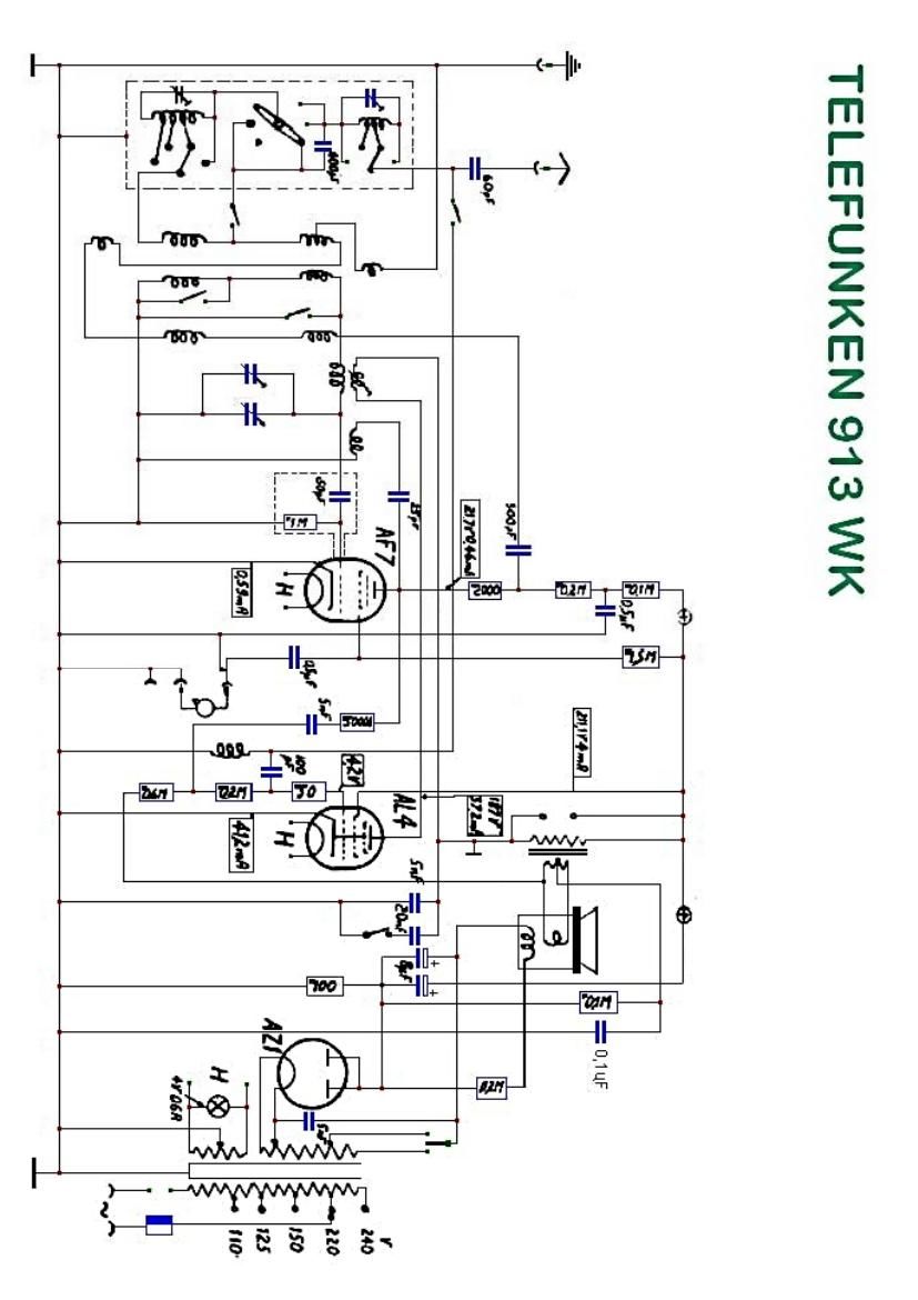 Telefunken 913 WK Schematic