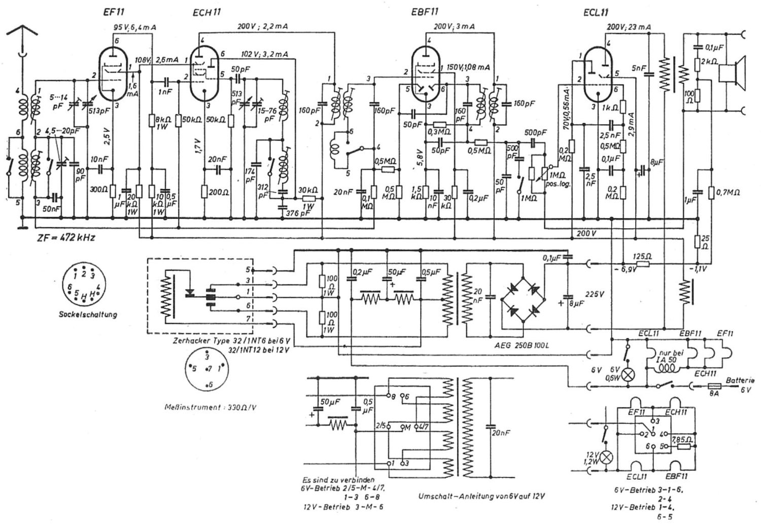 Telefunken Autosuper IA50 Schematic