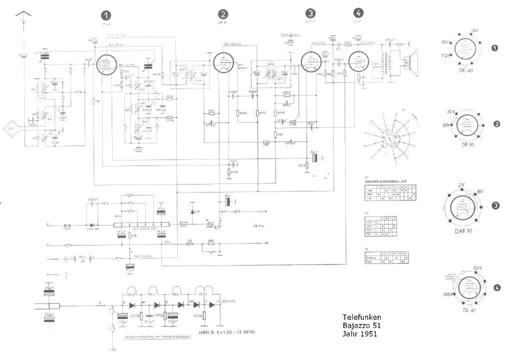 Telefunken Bajazzo 51 Schematic 2