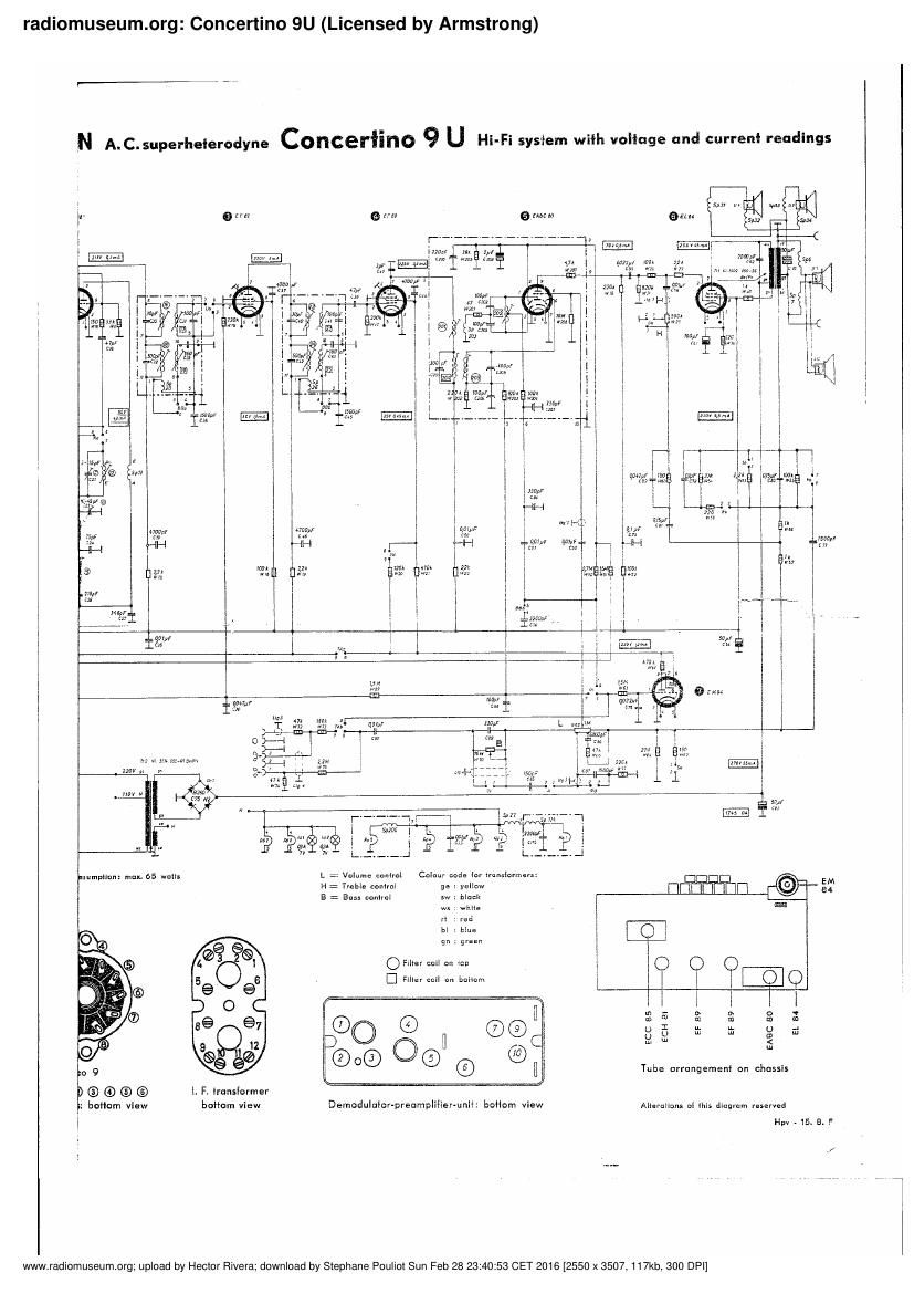 Telefunken Concertino 9U Schematic 2