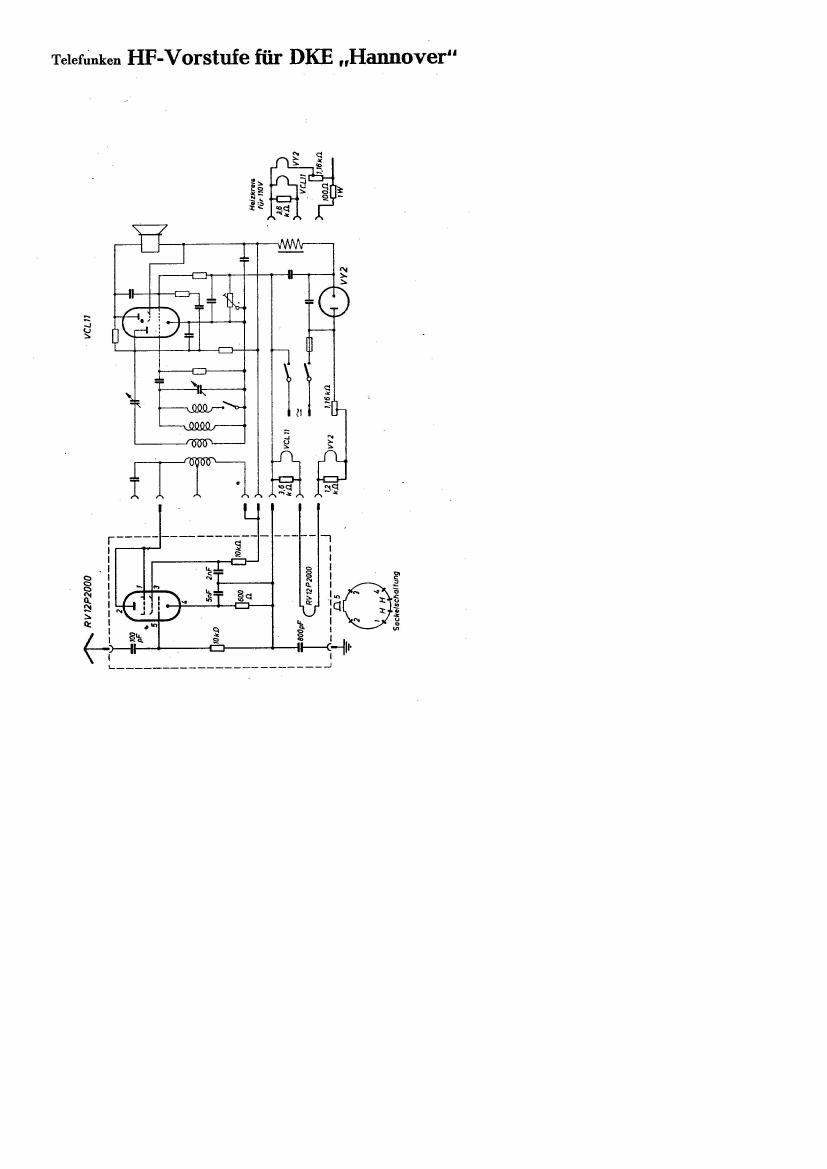 Telefunken DKE Schematic