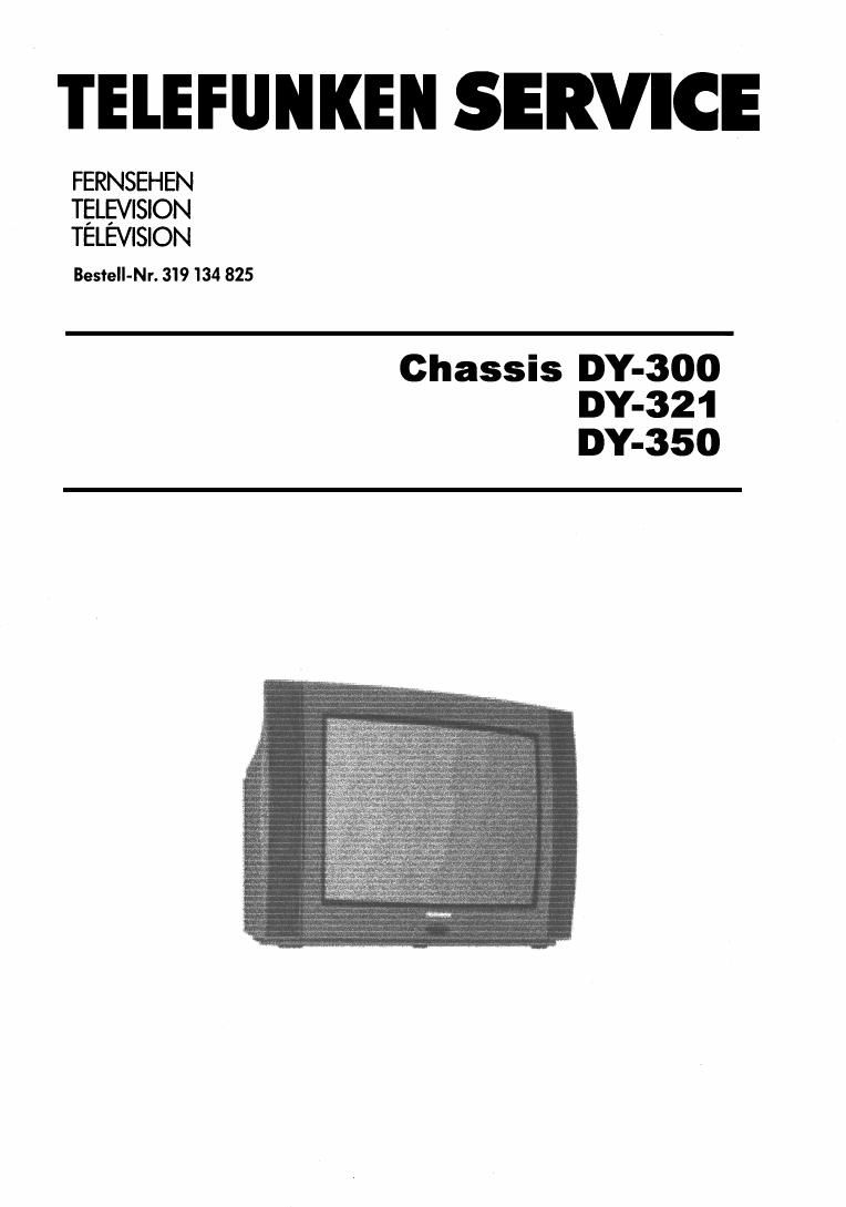 Telefunken DY 321 Service Manual