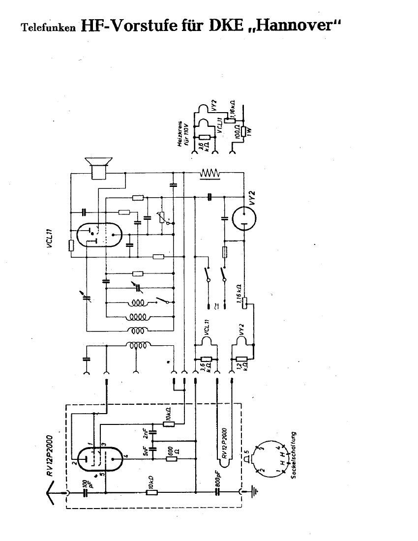 Telefunken Hannover Schematic