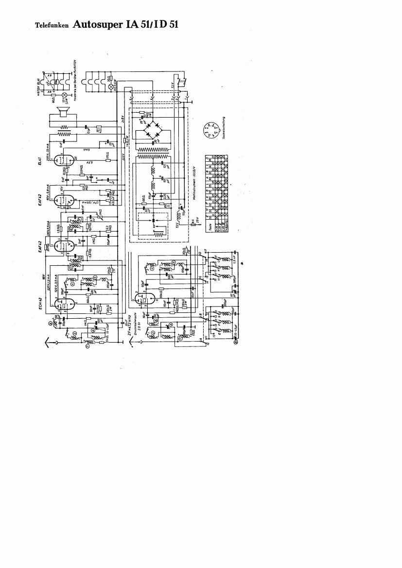 Telefunken ID51 Schematic