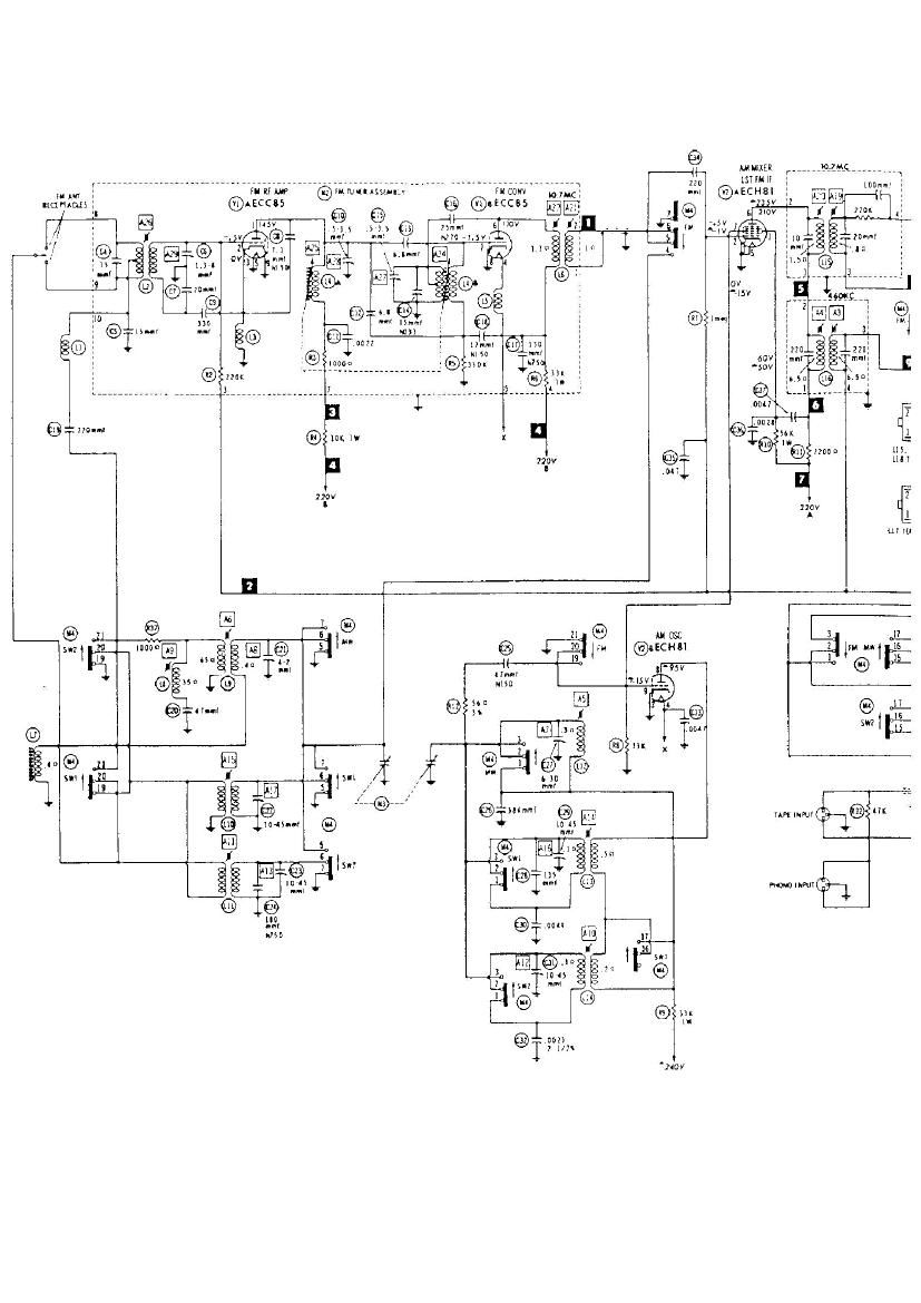 Telefunken Jubilate 5161 W Schematic