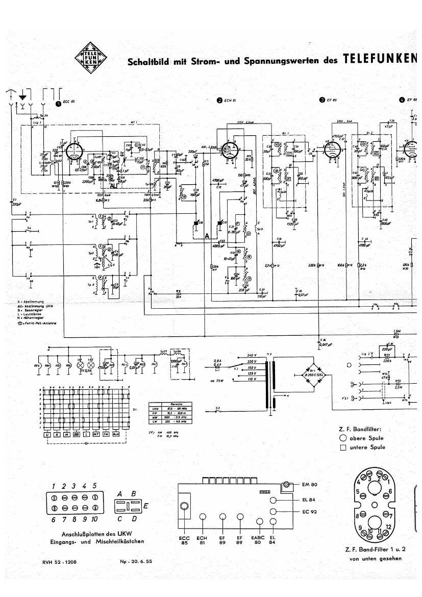 Telefunken Opus 6 Schematic 2