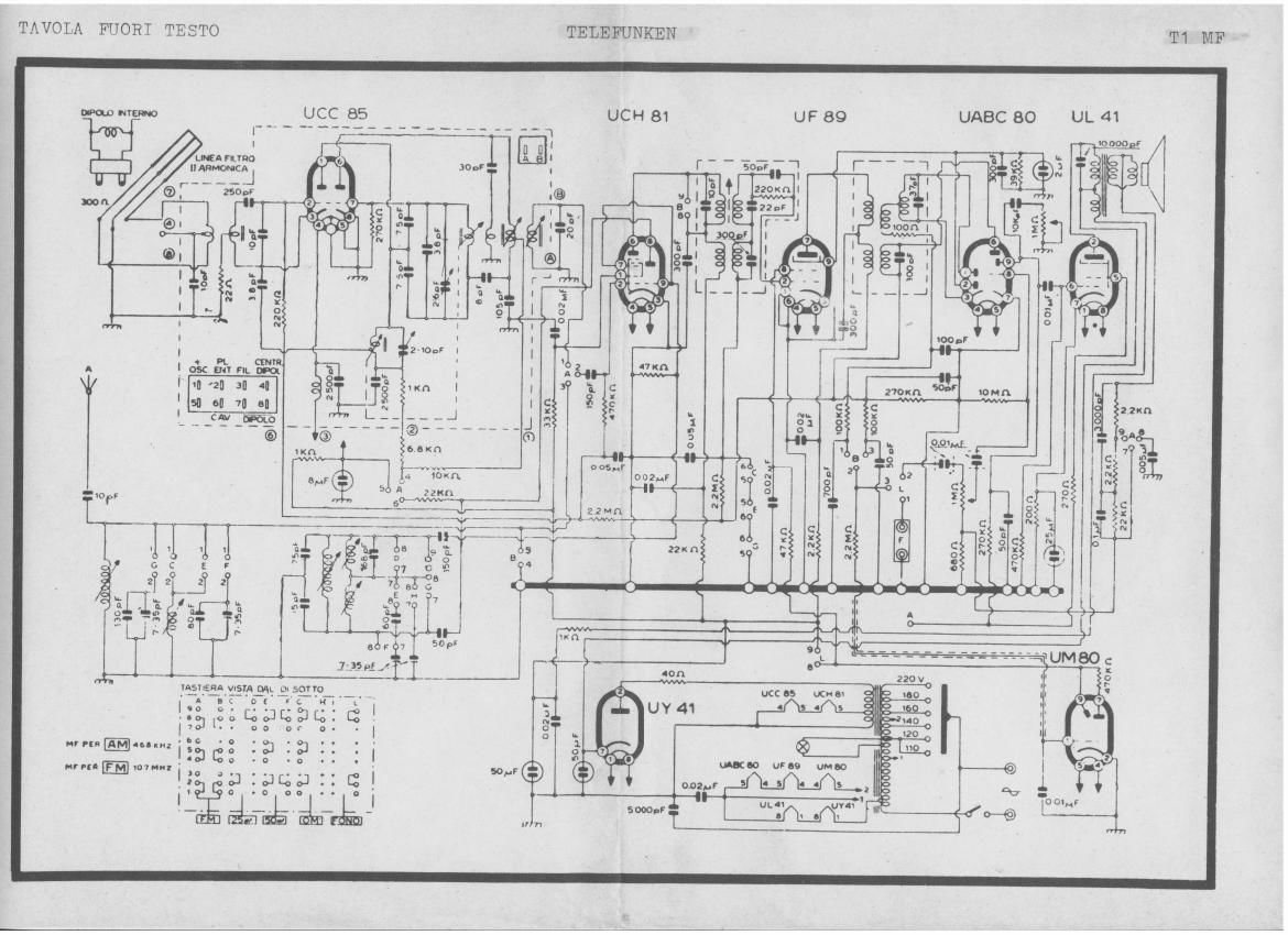 Telefunken T1 M Schematic 2