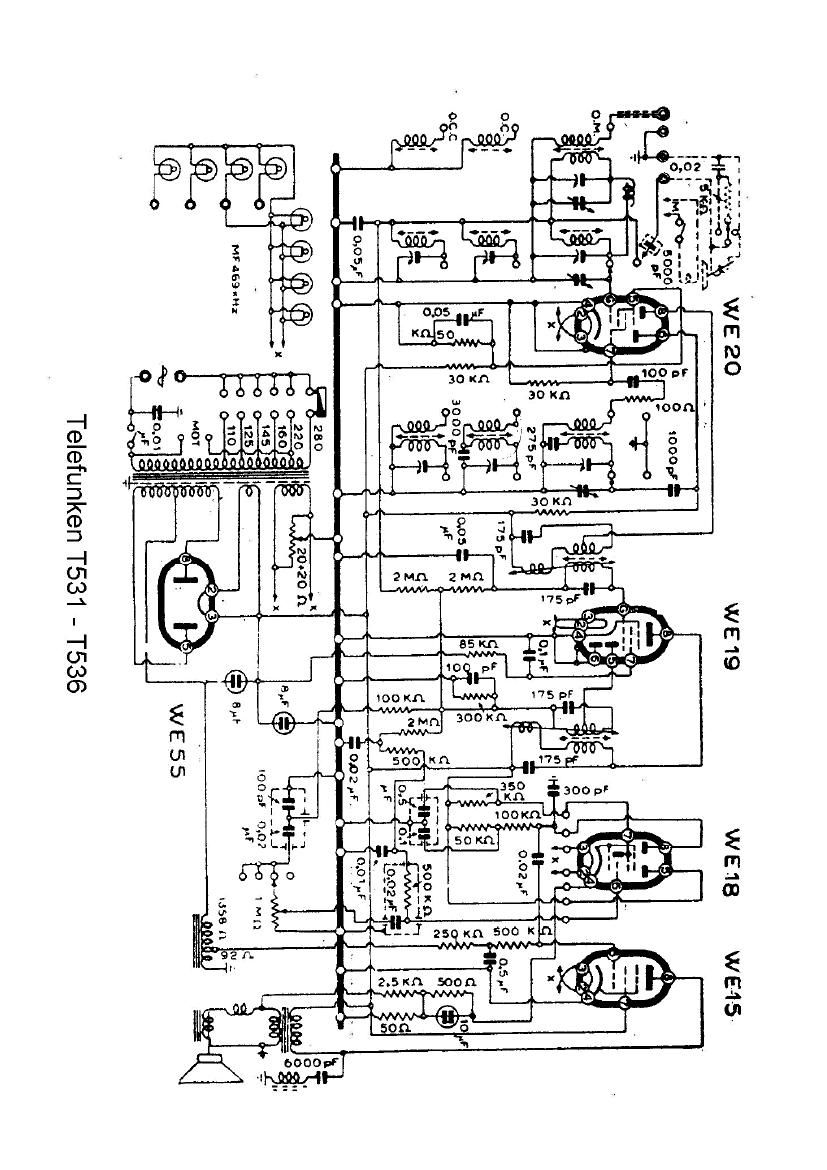 Telefunken T531 Schematic