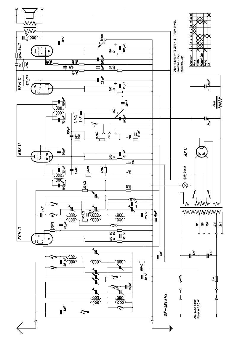 Telefunken T539 Schematic